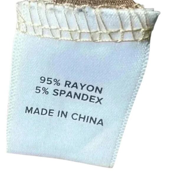 Evereve Brown Midi Dress – Size M – Smocked Back, Spaghetti Straps, Pockets - Picture 3 of 10